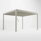 Nova <br> Titan Aluminium 3.6M x 3M Freestanding Pergola - Pebble