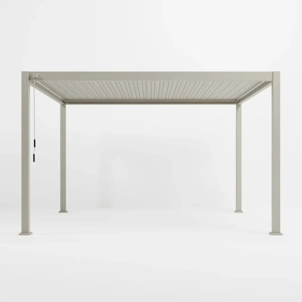 Nova <br> Titan Aluminium 4M x 3M Freestanding Pergola - Pebble