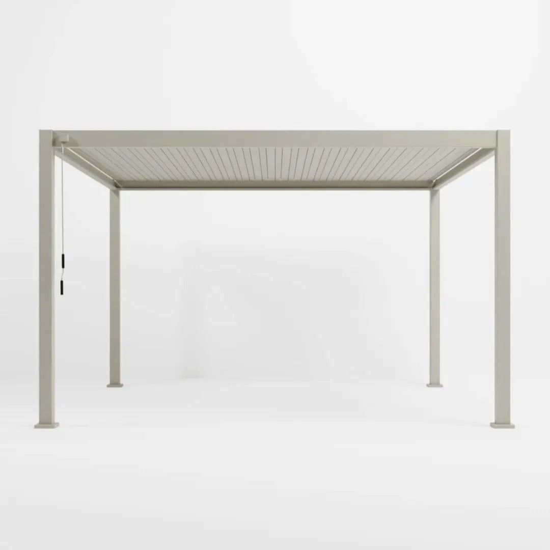 Nova <br> Titan Aluminium 4M x 3M Freestanding Pergola - Pebble