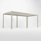 Nova <br> Titan Aluminium 6M x 3M Freestanding Pergola - Pebble