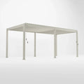 Nova <br> Titan Aluminium 6M x 3.6M Freestanding Pergola - Pebble