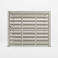 Nova <br> Titan Aluminium 1m Shuttered Louvre Side Panel - Pebble