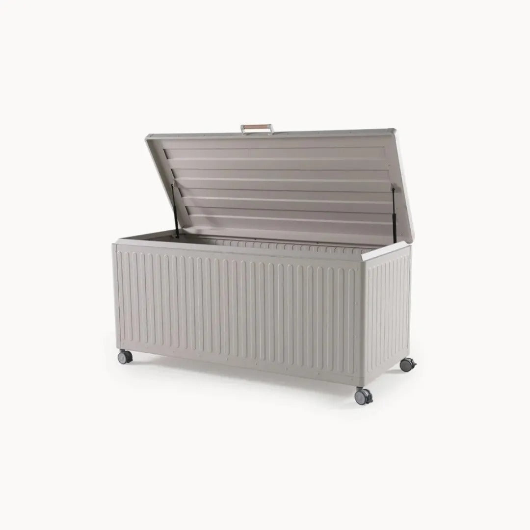 Nova <br> Proteus Medium Metal Storage Box - Pebble