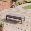 Nova <br> Phoenix Double Bench Stool - Grey
