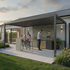 Nova - Cook Cab Outdoor Kitchen Workstation - Grey