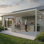 Nova - Cook Cab Outdoor Kitchen Workstation - Pebble
