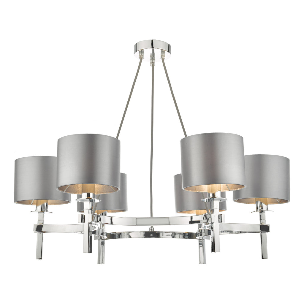 Nacala 6 Light Pendant Polished Chrome<br>Polished Chrome