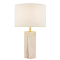 Nalani Table Lamp Pink Marble Effect With Shade <br>Marble Effect