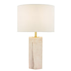 Nalani Table Lamp Pink Marble Effect With Shade <br>Marble Effect