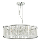 Nantes 5 Light Pendant Polished Chrome Aluminium<br>Polished Chrome