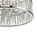 Nantes 5 Light Pendant Polished Chrome Aluminium<br>Polished Chrome