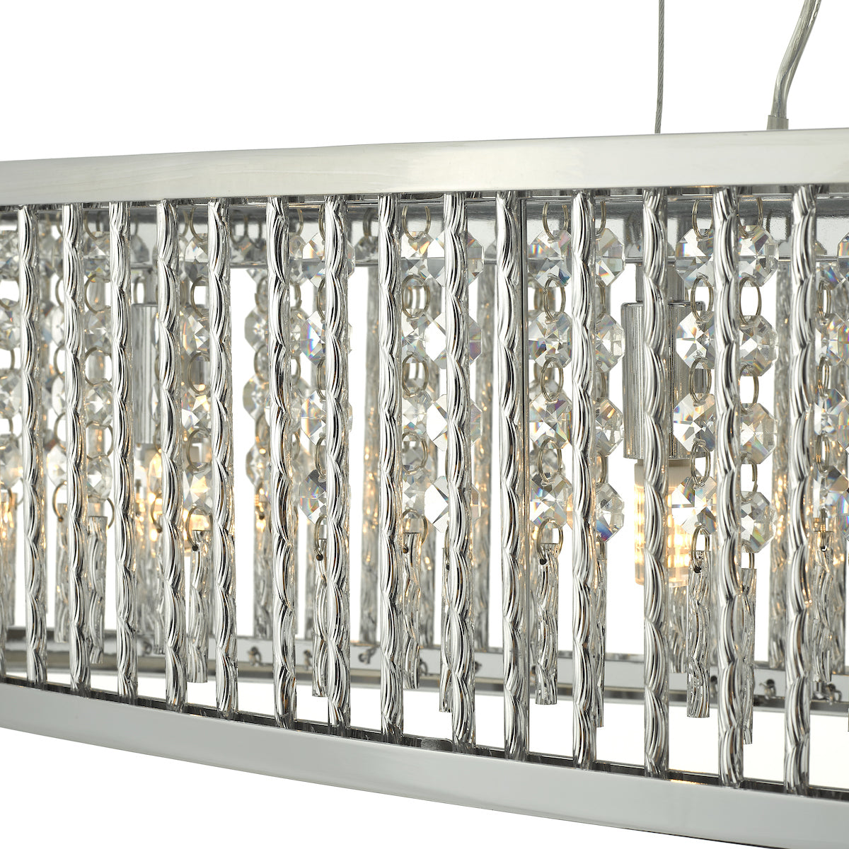 Nantes 5 Light Bar Pendant Polished Chrome Aluminium<br>Polished Chrome