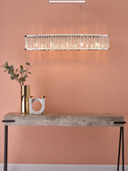 Nantes 5 Light Bar Pendant Polished Chrome Aluminium<br>Polished Chrome