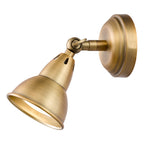 Nathaniel Single Wall Spotlight Aged Brass<br>Aged Brass