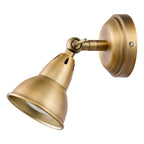 Nathaniel Single Wall Spotlight Aged Brass<br>Aged Brass