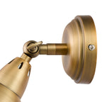 Nathaniel Single Wall Spotlight Aged Brass<br>Aged Brass