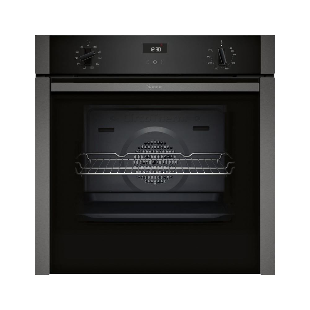 Neff B3ACE4AG3B 59.4cm Built In Electric Single Oven - Graphite Grey