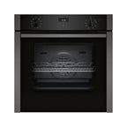 Neff B3ACE4AG3B 59.4cm Built In Electric Single Oven - Graphite Grey