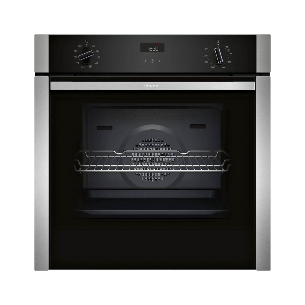 Neff B3ACE4AN3B 59.4cm Built In Electric Single Oven - Stainless Steel