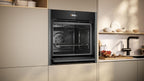 Neff B54CR71G0B 60cm Slide and Hide Built In Electric Single Oven