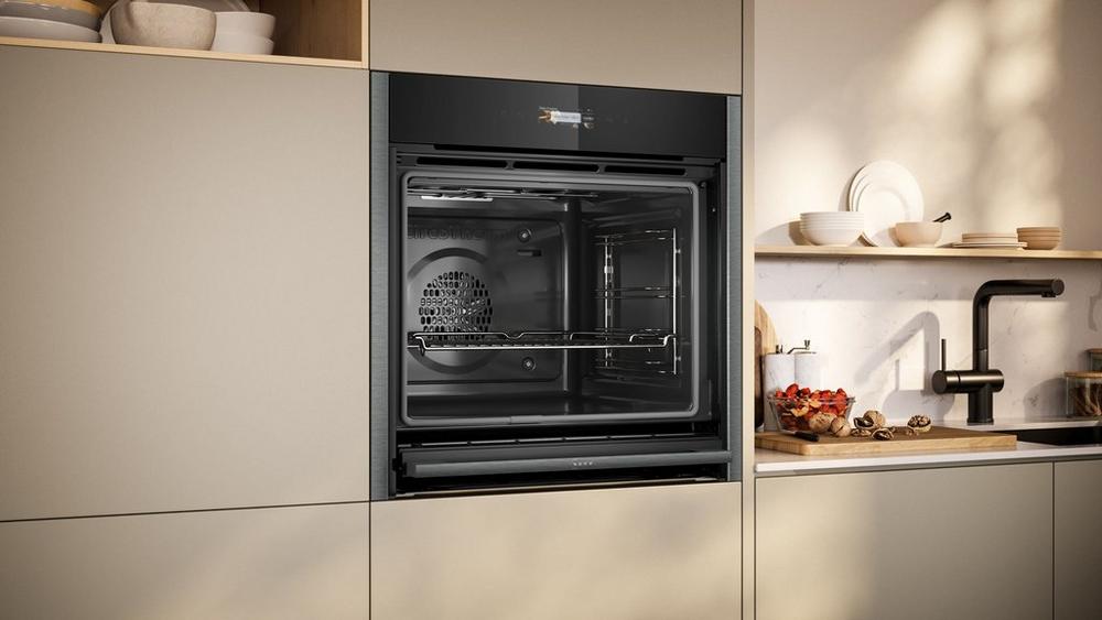 Neff B54CR71G0B 60cm Slide and Hide Built In Electric Single Oven