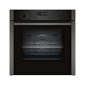 NEFF N50 Slide & Hide® B6ACH7AG7B Wifi Connected Built In Electric Single Oven with Pyrolytic Cleaning - Graphite