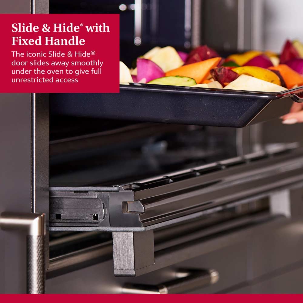 NEFF N50 Slide & Hide® B6ACH7AG7B Wifi Connected Built In Electric Single Oven with Pyrolytic Cleaning - Graphite