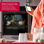 NEFF N50 Slide & Hide® B6ACH7AG7B Wifi Connected Built In Electric Single Oven with Pyrolytic Cleaning - Graphite