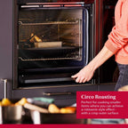 NEFF N50 Slide & Hide® B6ACH7AG7B Wifi Connected Built In Electric Single Oven with Pyrolytic Cleaning - Graphite