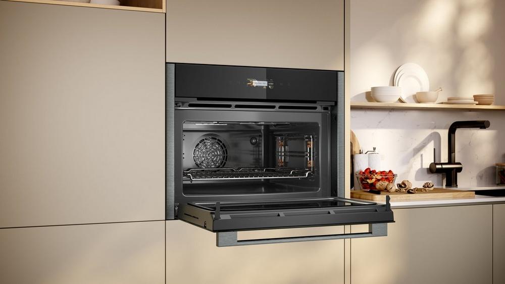 Neff C24MR21G0B Built In Compact Oven with microwave function