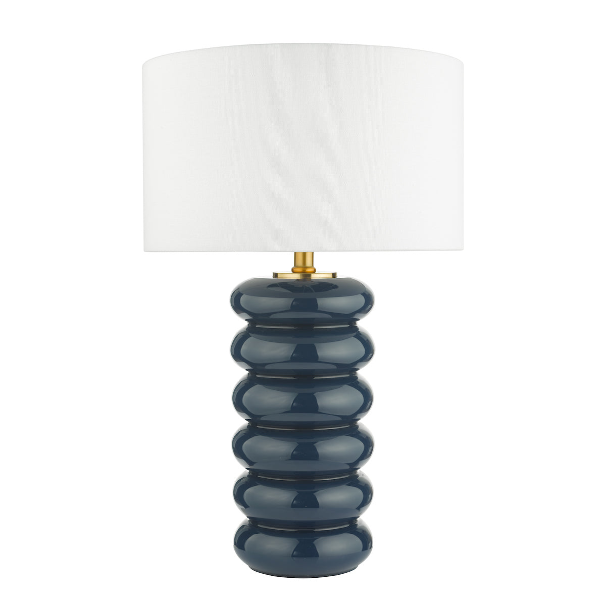 Niamh Table Lamp Blue Glass Base Only<br>Blue Glass