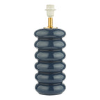 Niamh Table Lamp Blue Glass Base Only<br>Blue Glass