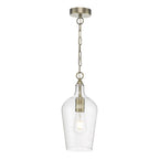 Nida Pendant Antique Brass Glass<br>Glass