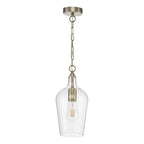 Nida Pendant Antique Brass Glass<br>Glass