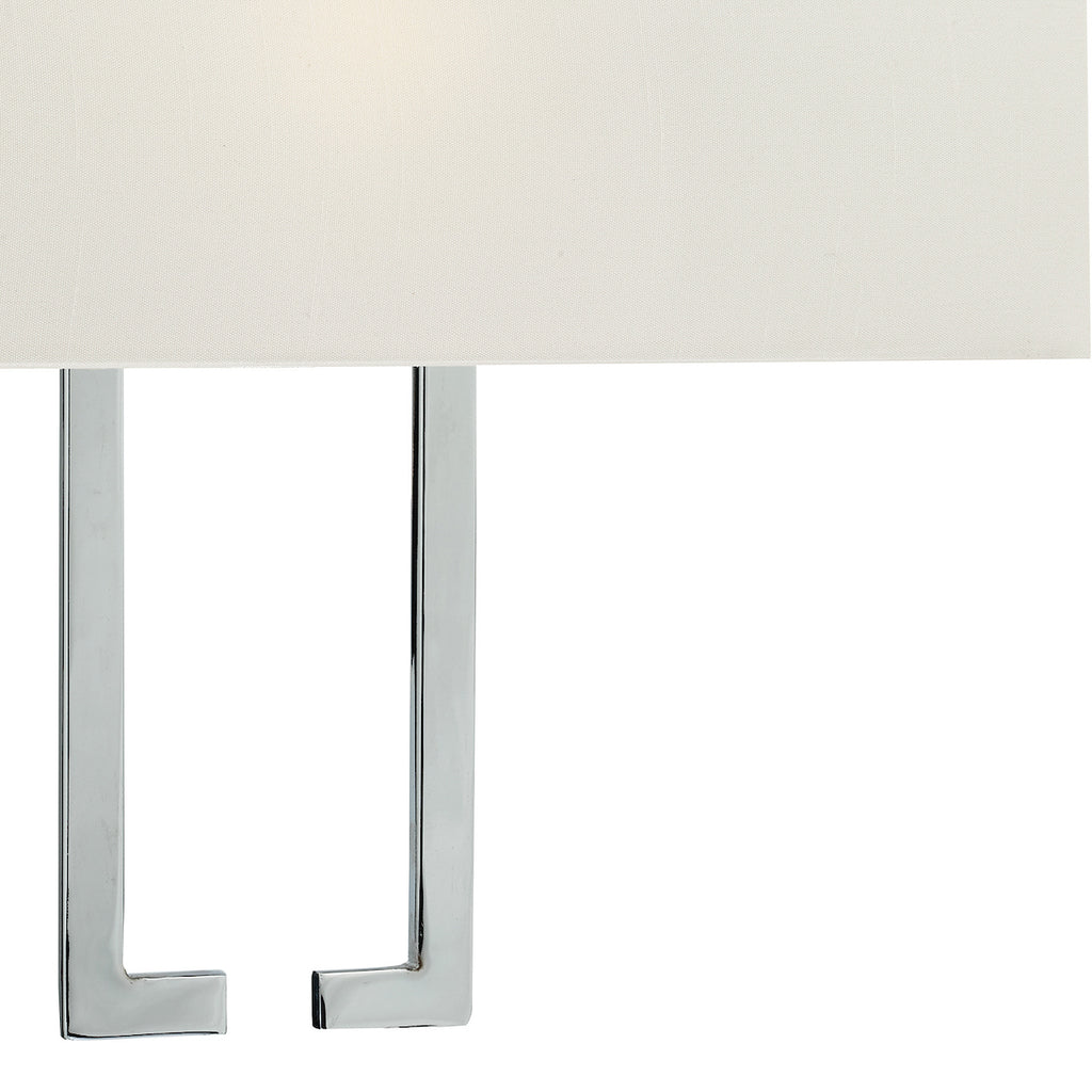 Nile Wall Light Polished Chrome With Shade <br>Polished Chrome