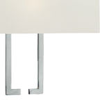 Nile Wall Light Polished Chrome With Shade <br>Polished Chrome