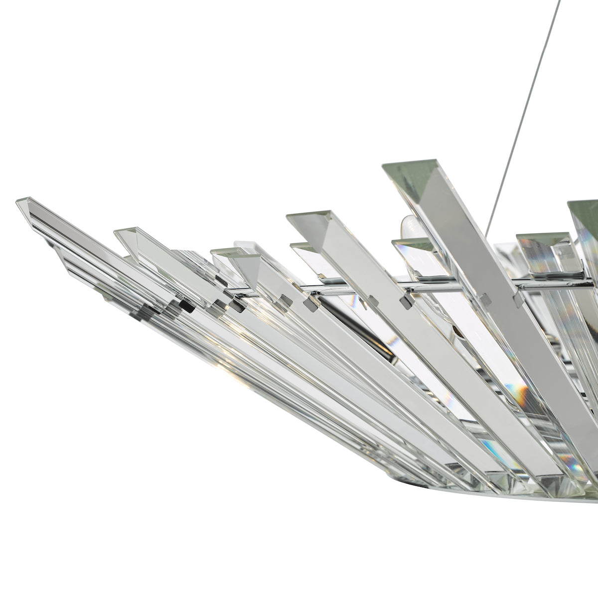 Nimbus 6 Light Pendant Polished Chrome Crystal<br>Polished Chrome