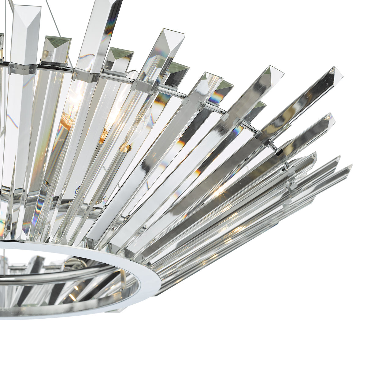 Nimbus 6 Light Pendant Polished Chrome Crystal<br>Polished Chrome