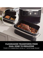 Ninja AF500UK Foodi FlexDrawer 10.4L Air Fryer - Black