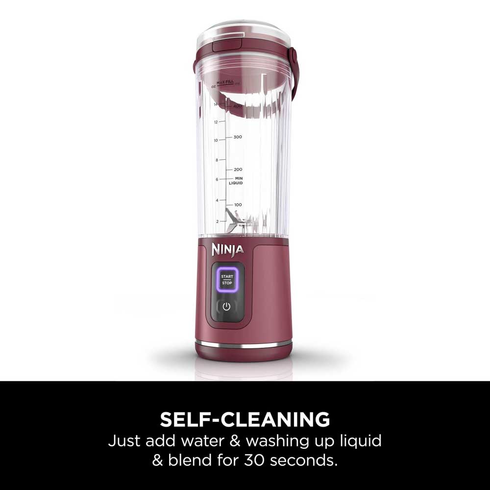 Ninja BC151UKCR Cordless Portable Motorised/Compact Blender - Cranberry