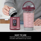 Ninja BC151UKCR Cordless Portable Motorised/Compact Blender - Cranberry