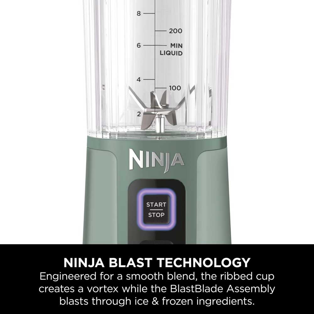 Ninja BC151UKEM Cordless Portable Motorised/Compact Blender - Emerald Green