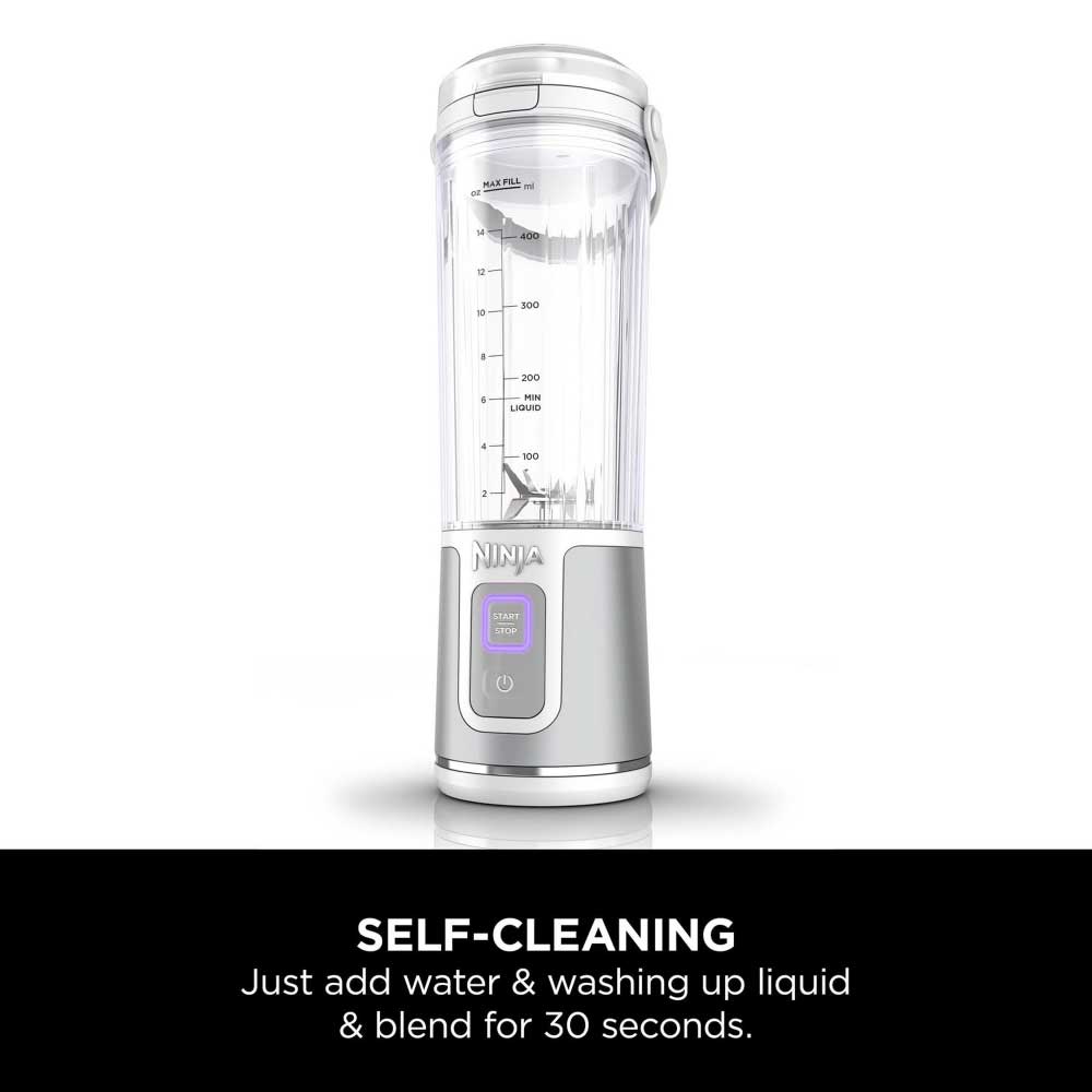 Ninja BC151UKWH Cordless Portable Motorised/Compact Blender - White