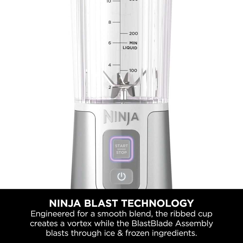 Ninja BC151UKWH Cordless Portable Motorised/Compact Blender - White