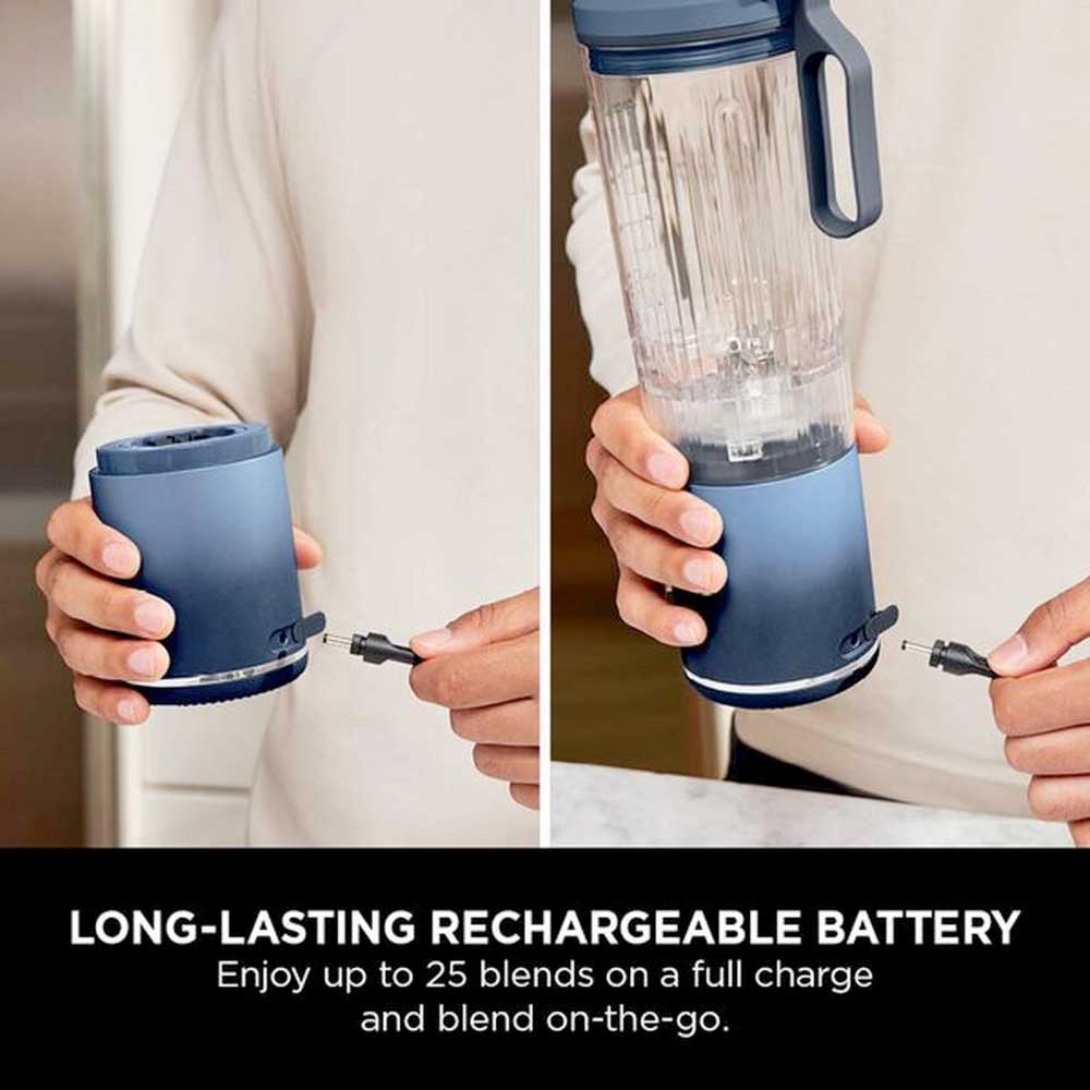 Ninja BC251UKNV Compact Portable Rechargeable Blender - Navy