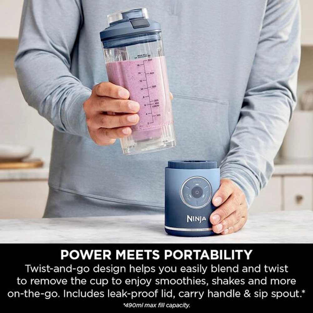 Ninja BC251UKNV Compact Portable Rechargeable Blender - Navy
