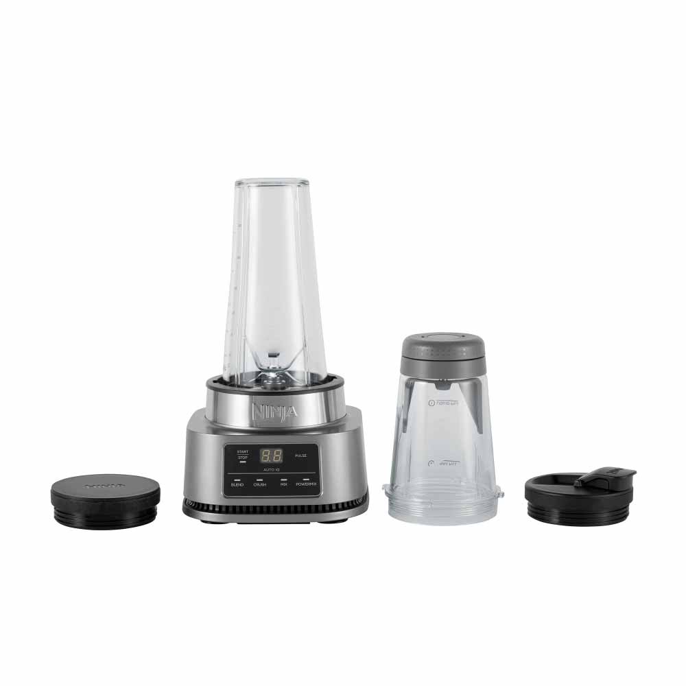 Ninja CB100UK 2-in-1 Foodi Power Nutri Blender with Auto-iQ- Silver