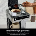 Ninja CFN802UK Espresso & Filter Coffee Machine - Silver / Black