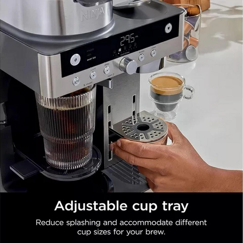 Ninja CFN802UK Espresso & Filter Coffee Machine - Silver / Black
