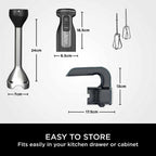 Ninja CI090UK Ninja Foodi 2-in-1 Hand Blender & Mixer - Black